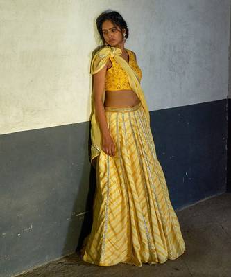 Bustier + Skirt + Dupatta 1