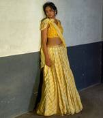 Bustier + Skirt + Dupatta