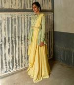 Peplum + Drape Skirt + Belt