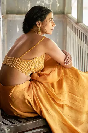 Bustier + Drape Skirt