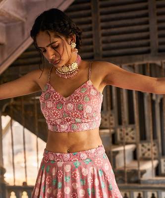 Bustier+ Skirt + Lehenga 2