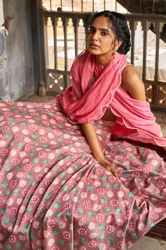 Bustier+ Skirt + Lehenga