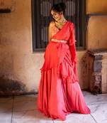 Bustier + Drape Skirt + Belt