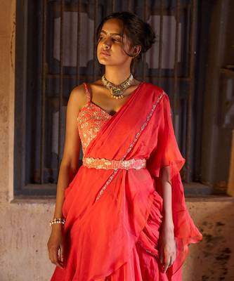 Bustier + Drape Skirt + Belt 2