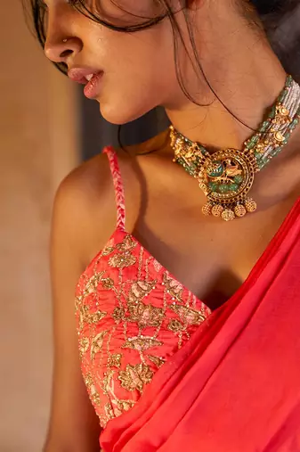 Bustier + Drape Skirt + Belt