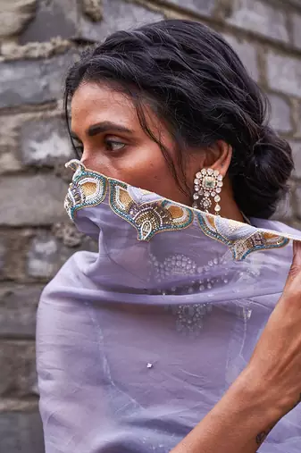 Bustier + Skirt + Dupatta