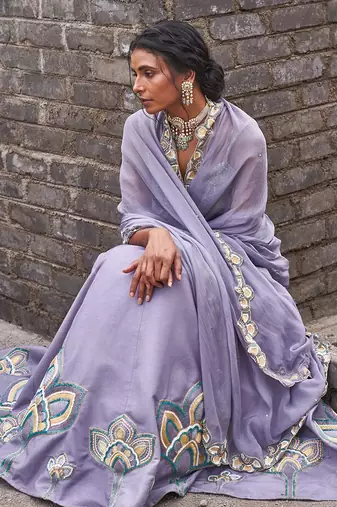 Bustier + Skirt + Dupatta