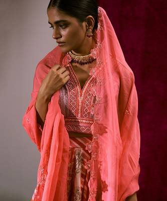 Bustier + Skirt + Dupatta 2