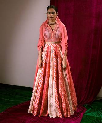 Bustier + Skirt + Dupatta 1