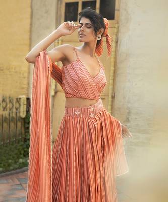 Bustier + Skirt + Dupatta 2