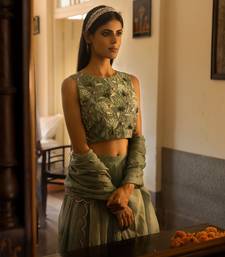 Bustier + Skirt + Dupatta