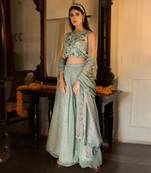 Bustier + Skirt + Dupatta