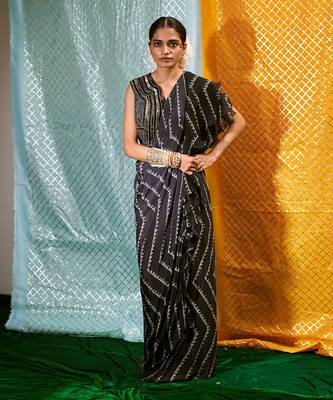 Drape Saree Without Blouse 1