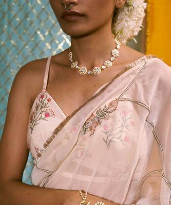 Bralette + Saree 2