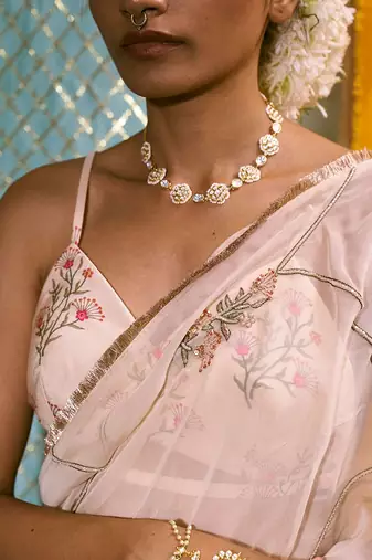 Bralette + Saree