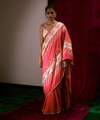 Bralette + Saree 1