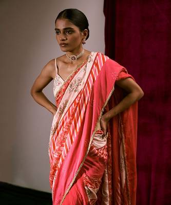 Bralette + Saree 2
