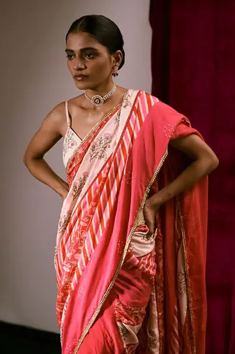 Bralette + Saree