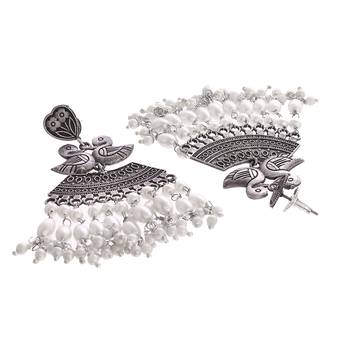 White pearl earrings 5