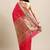 Pink woven pure paithani silk saree with blouse