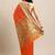 Orange woven pure paithani silk saree with blouse