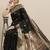 Black woven pure paithani silk saree with blouse