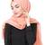 Pink plain cotton hijab