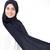 Blue plain cotton hijab