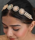 Green hair-accessories