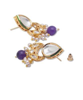 Golden  brass Earrings 3