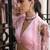Bralette Top And Printed Dhoti Skirt Set With Cape Set