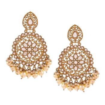 White pearl earrings 5