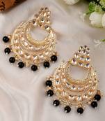 Black pearl earrings