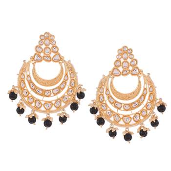 Black pearl earrings 3