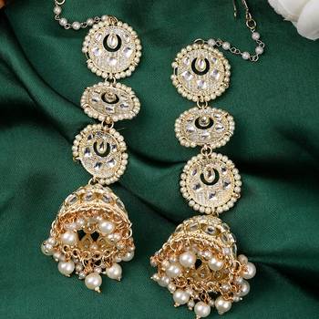 White pearl earrings 3