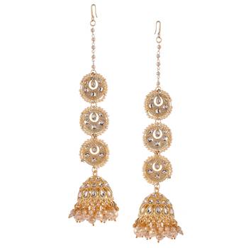 White pearl earrings 4