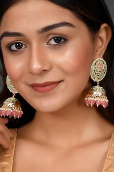Green earrings