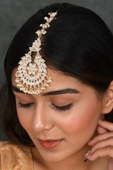 Gold hair-accessories