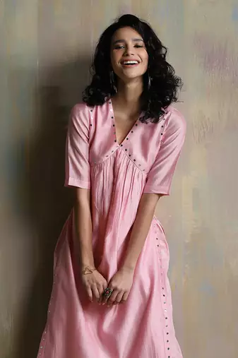Light Pink Kurta Sets