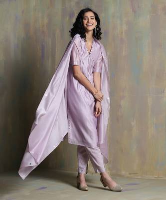 Lilac  Kurta Sets 1