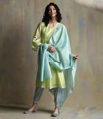 Lime Yellow, Cool Blue And Aqua Green Kurta Sets