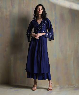 Sapphire Blue Kurta Sets 5