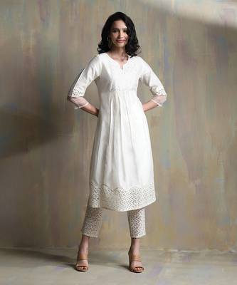 White Kurta Sets 3