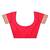 Red woven banarasi silk saree with blouse