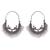 Silver pearl earrings