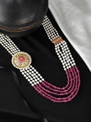 Pink necklaces 1