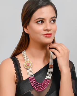Pink necklaces 2