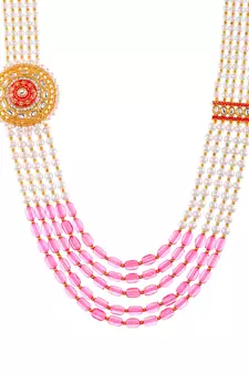Pink necklaces