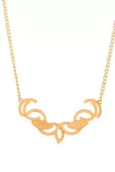 Gold necklaces