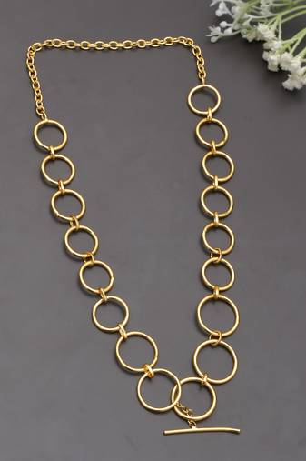 Gold necklaces
